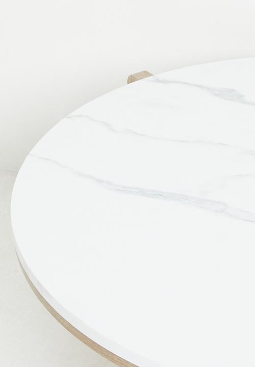 Sixth Floor - Freya Coffee Table - White & Natural