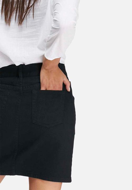 Glamorous - Embroidered denim skirt