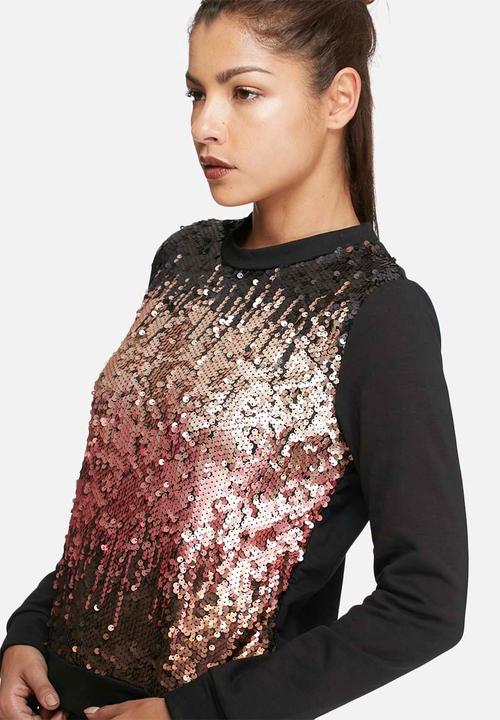 Glamorous - Ombre sequin top