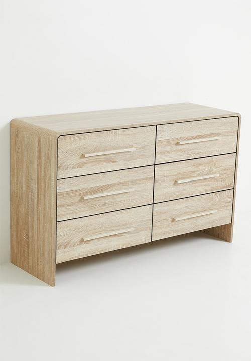 Sixth Floor - Millie 6 Drawer - Natural