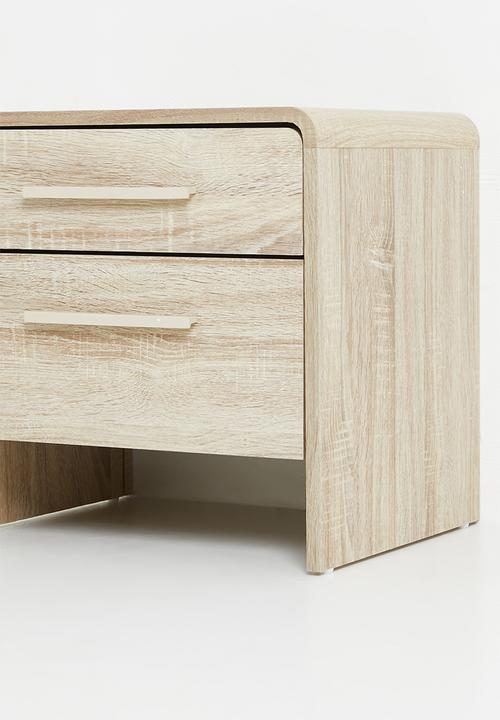 Sixth Floor - Millie 2 Drawer Bedside Table - Natural