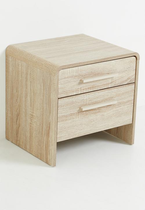 Sixth Floor - Millie 2 Drawer Bedside Table - Natural