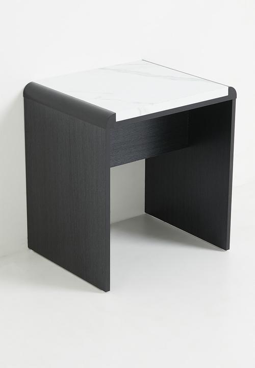 Sixth Floor - Freya Bedside Table - Black