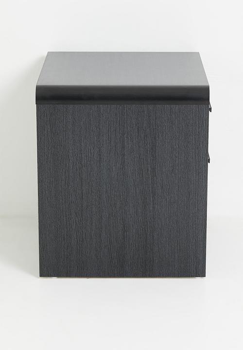 Sixth Floor - Millie 2 Drawer Bedside Table - Black