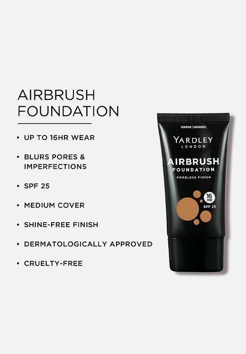 Yardley London - Airbrush Foundation - Warm Caramel