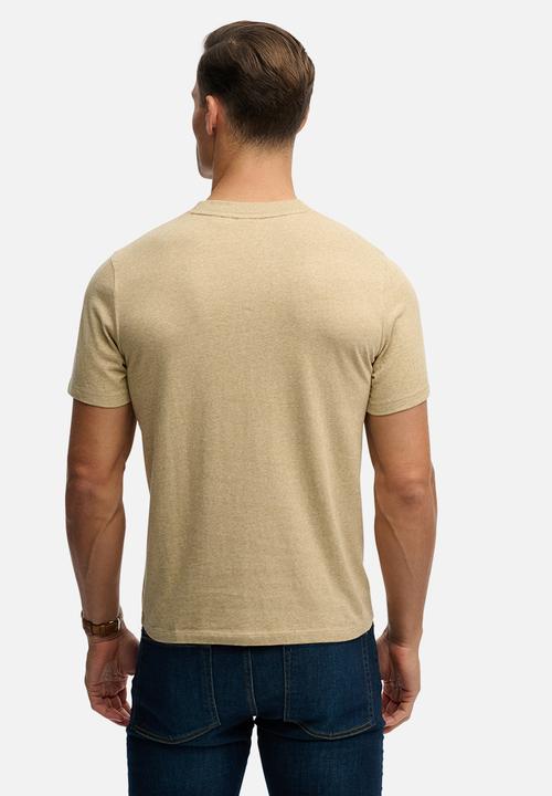 Superdry. - 1954 Company Relaxed Tee - Pumice Stone Beige Marl
