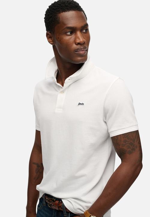 Superdry. - Classic Pique Polo - Optic