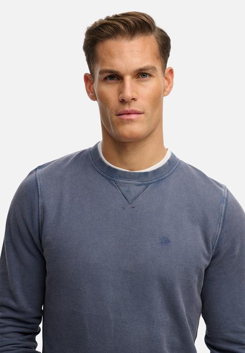 Superdry. - Classic Essential Sweatshirt - Vintage Indigo