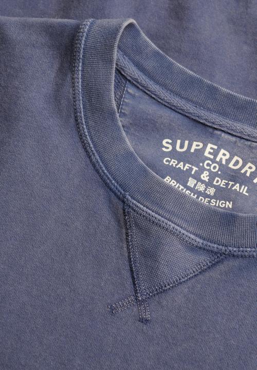 Superdry. - Classic Essential Sweatshirt - Vintage Indigo