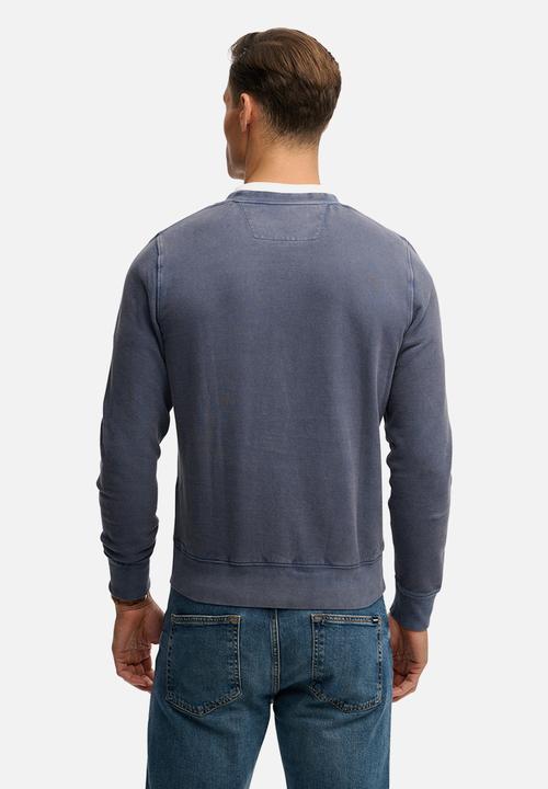 Superdry. - Classic Essential Sweatshirt - Vintage Indigo
