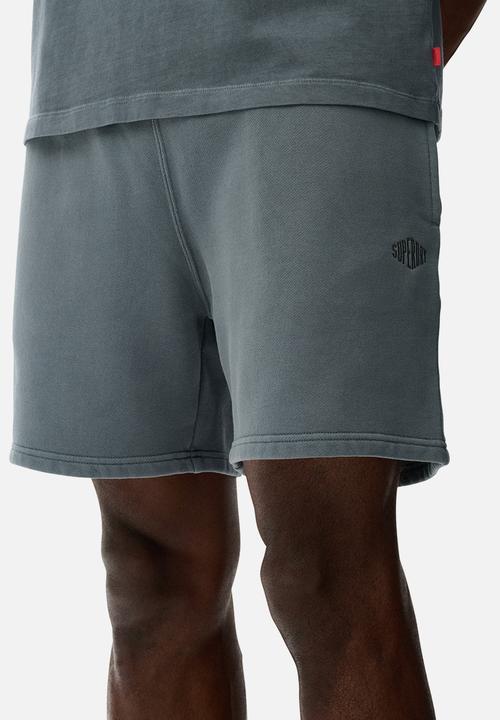 Superdry. - Micro Logo Short - Stormy Weather Blue