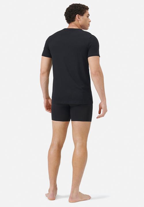 adidas Performance - Active Core Cotton - 3PK - Loose Fit Crew Tee- Black