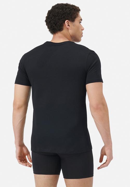 adidas Performance - Active Core Cotton - 3PK - Loose Fit Crew Tee- Black