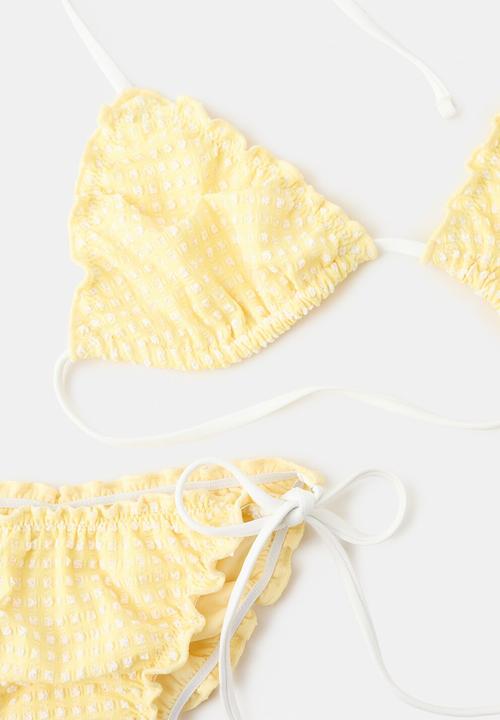 MANGO - Bikini top isola - yellow