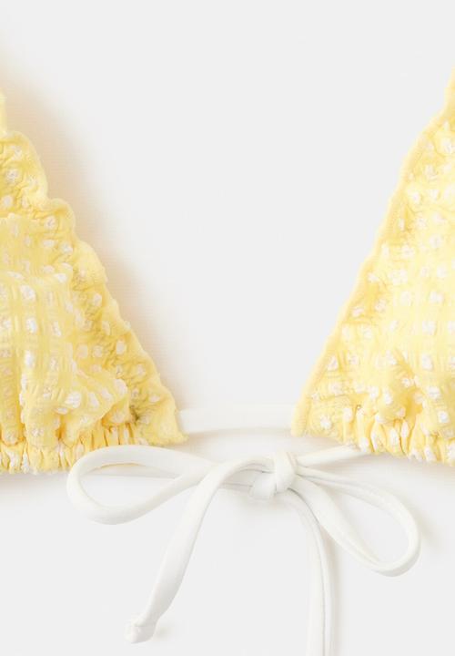 MANGO - Bikini top isola - yellow