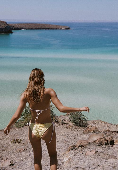 MANGO - Bikini top isola - yellow