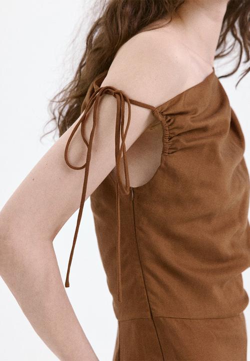 MANGO - Jumpsuit ory2 - medium brown