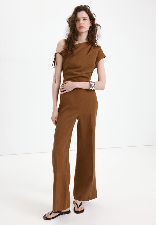 MANGO - Jumpsuit ory2 - medium brown