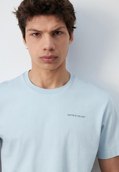 MANGO - T-shirt Tumbona - Sky Blue