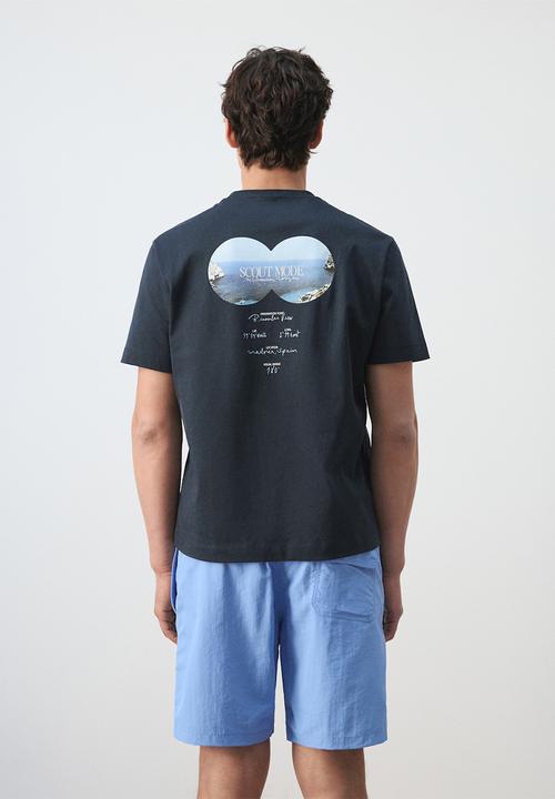 MANGO - T-shirt Binoc - Navy