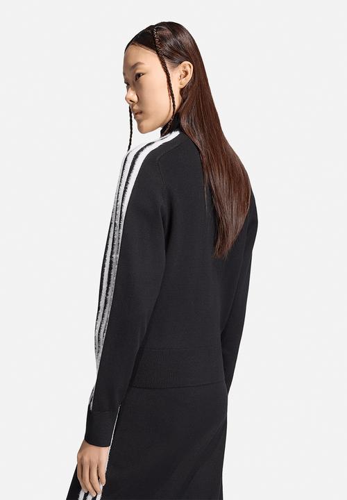 adidas Originals - Knit Firebird Tracktop - Black/White