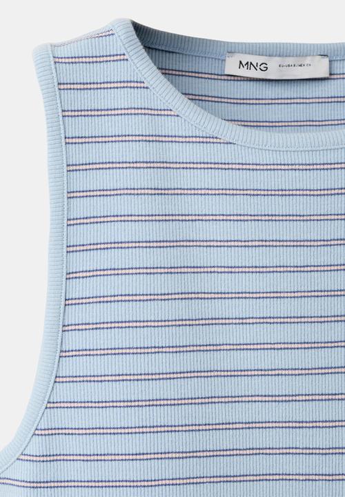 MANGO - Top boni  - medium blue