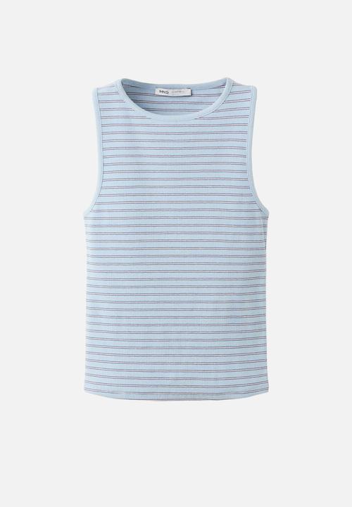 MANGO - Top boni  - medium blue