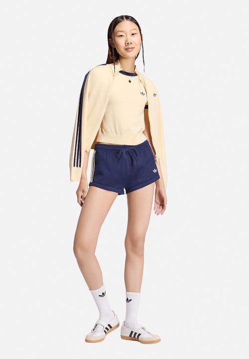 adidas Originals - Knit Tee - Warm Vanilla/Night Indigo