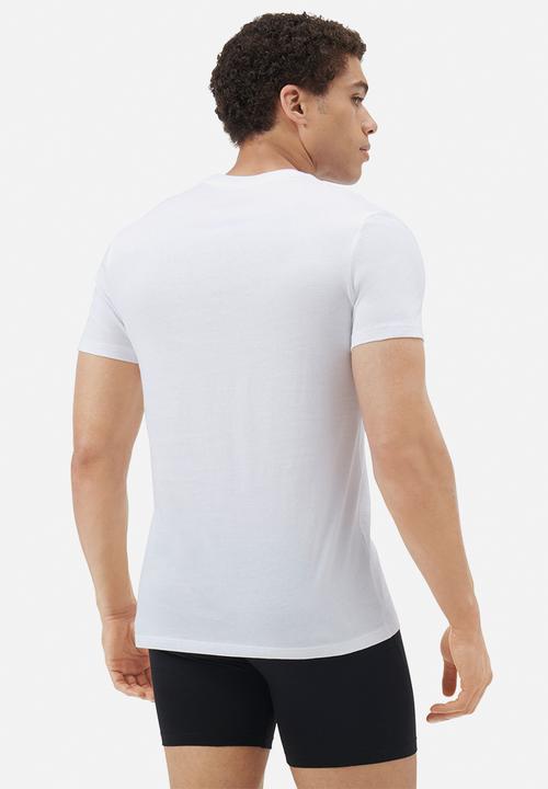 adidas Performance - Active Core Cotton - 3PK - Loose Fit Crew - white