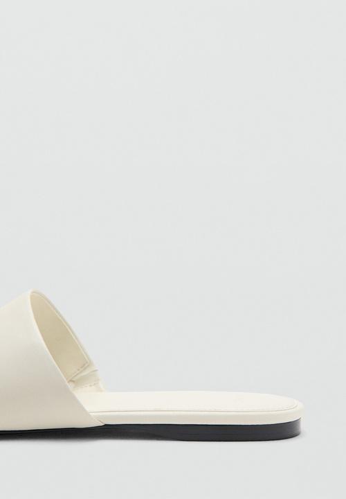 MANGO - Danella slide - light beige
