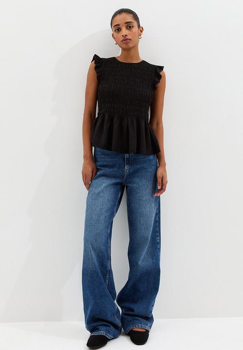 New Look - K phoenix plain shirred top - black