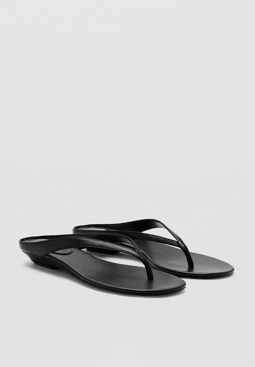 MANGO - Lowit thong - black