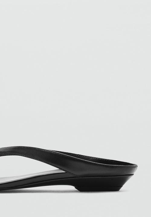 MANGO - Lowit thong - black