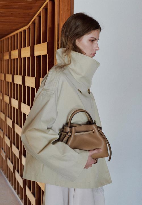 MANGO - Romina Bucket Bag - Brown