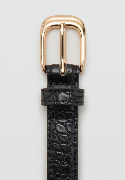 MANGO - Mirta Belt - Black