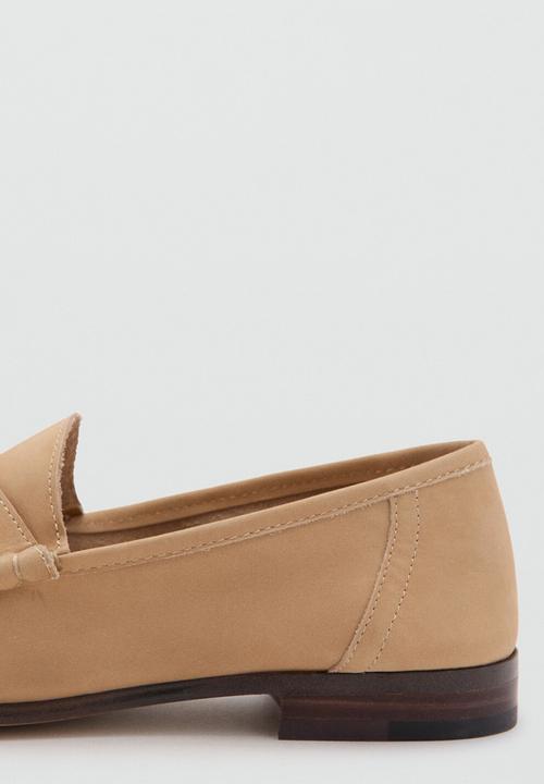 MANGO - Croso loafer - light beige