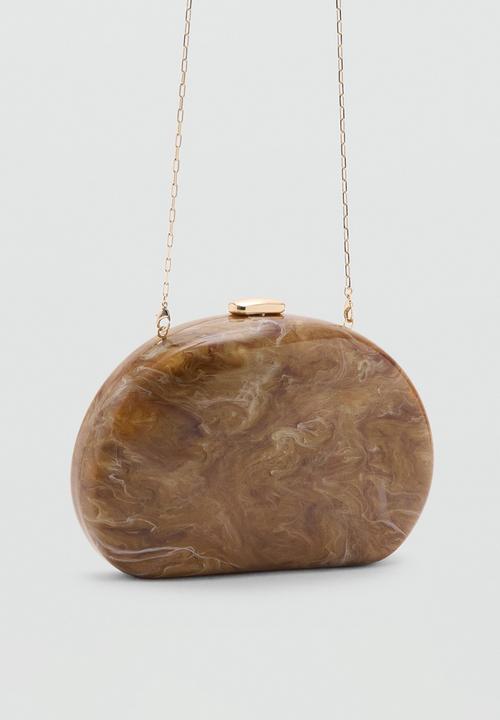 MANGO - Dame Handbag - Dark Brown