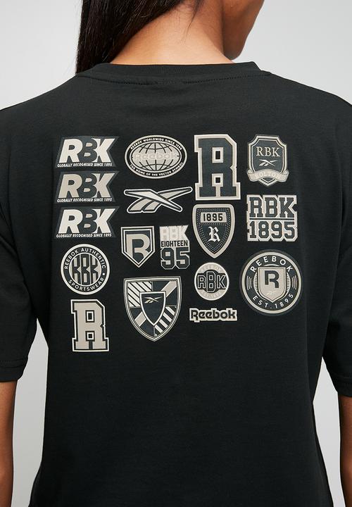 Reebok - Blended Patches T-Shirt - Black