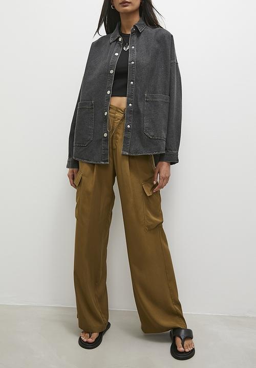Superbalist - Denim overshirt - black