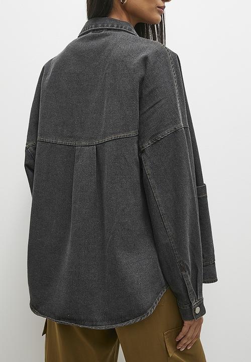 Superbalist - Denim overshirt - black