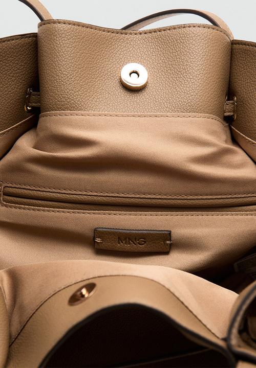MANGO - Romina Shoulder Bag - Brown