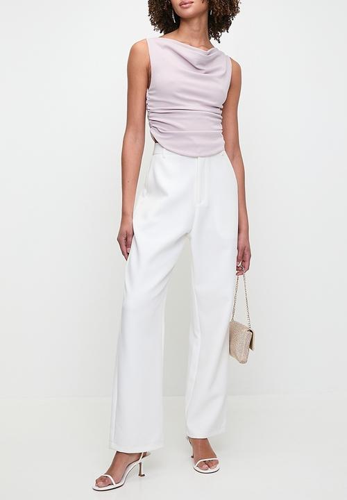 MILLA - Cowl drape tee - lilac rose