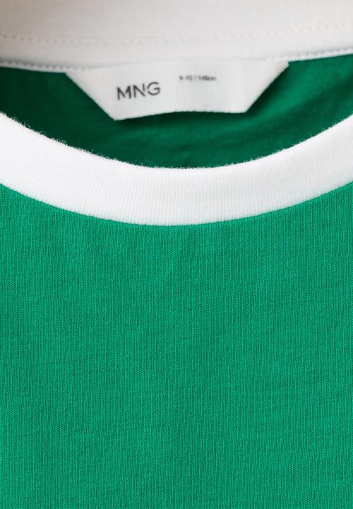 MANGO - T-shirt Brasil - Dark Green