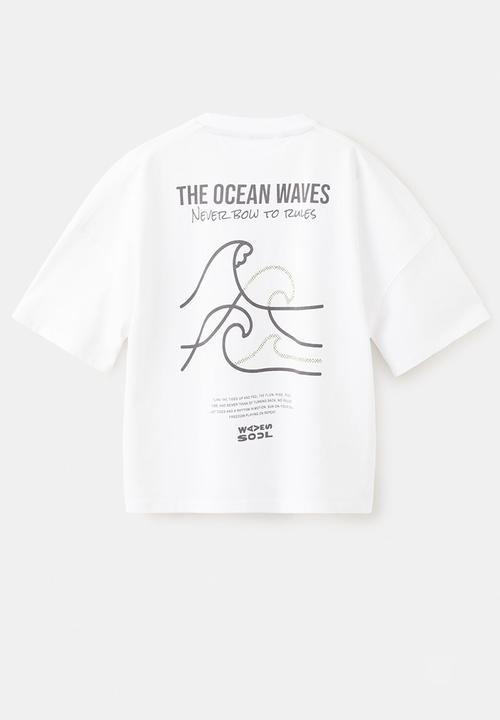 MANGO - T-Shirt Soul  -  White