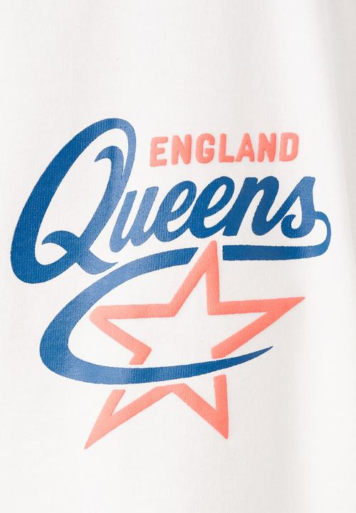 MANGO - T-Shirt England - Natural White