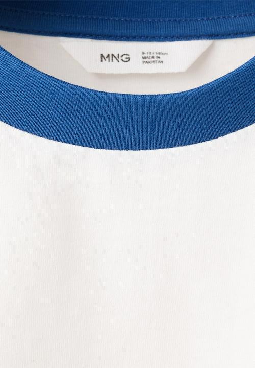 MANGO - T-Shirt England - Natural White