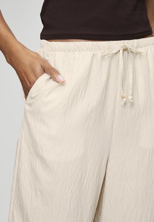 New Look - St annie animal tropical trouser - cream
