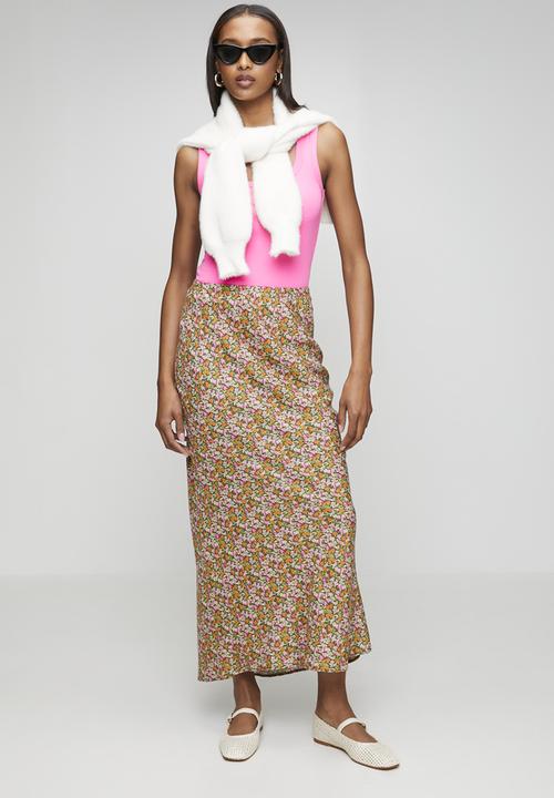 New Look - Square neck vest - mid pink