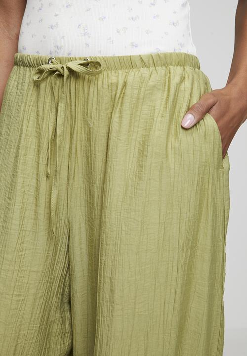 New Look - Kendall crinkle balloon trouser - khaki