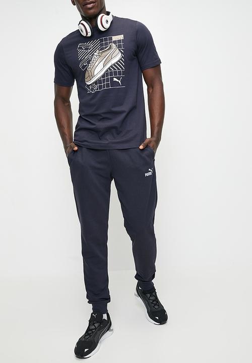 PUMA - Ess no. 1 logo slim sweatpants tr cl m - navy